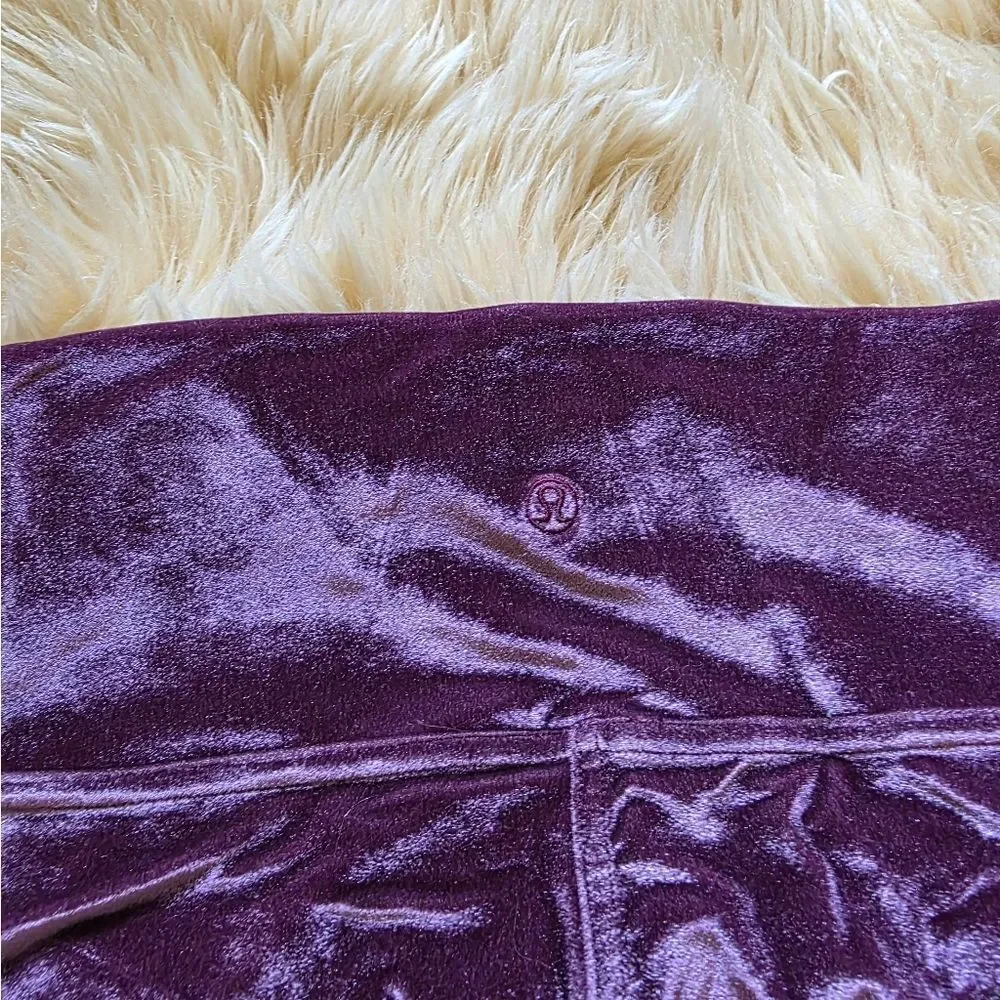 Lululemon Wunder Under Purple Velvet Special Edition Leggings Size 10